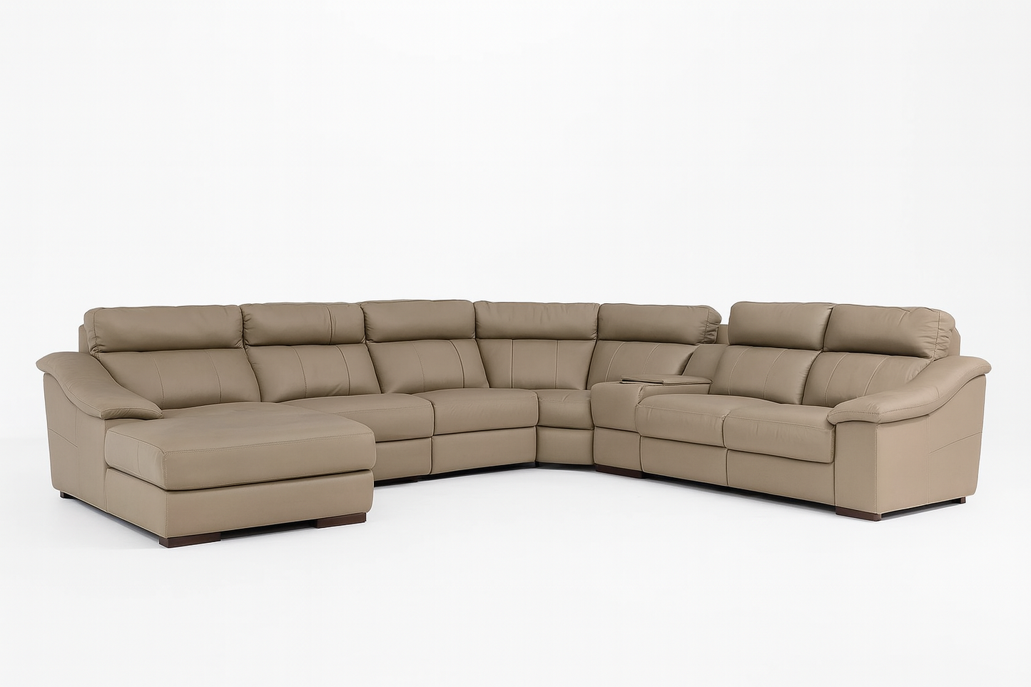 1735 - 5 SEATER+CHAISE+CONSOLE - WFD