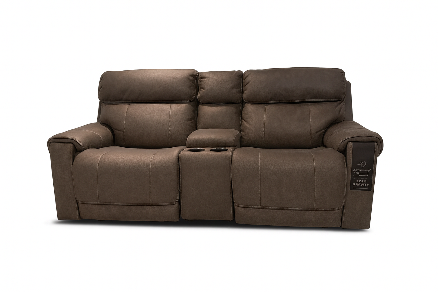 23501-58+57+62 - 2 SEATER+CONSOLE RECLINER(ELECTRIC) - GB