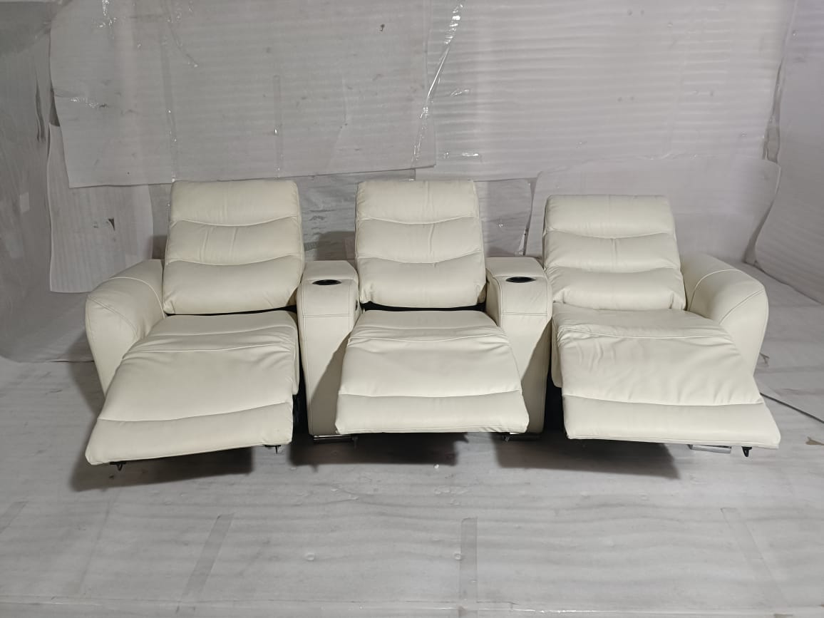 3366 - 3 SEATER HOME THEATRE - BLR WH