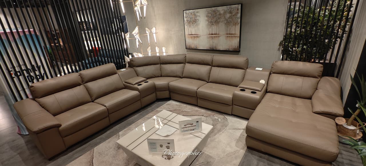 1735 - 5 SEATER+CONSOLE+CHAISE - MDP