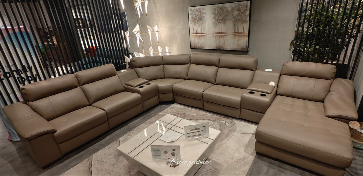 1735 - 5 SEATER+CONSOLE+CHAISE - MDP