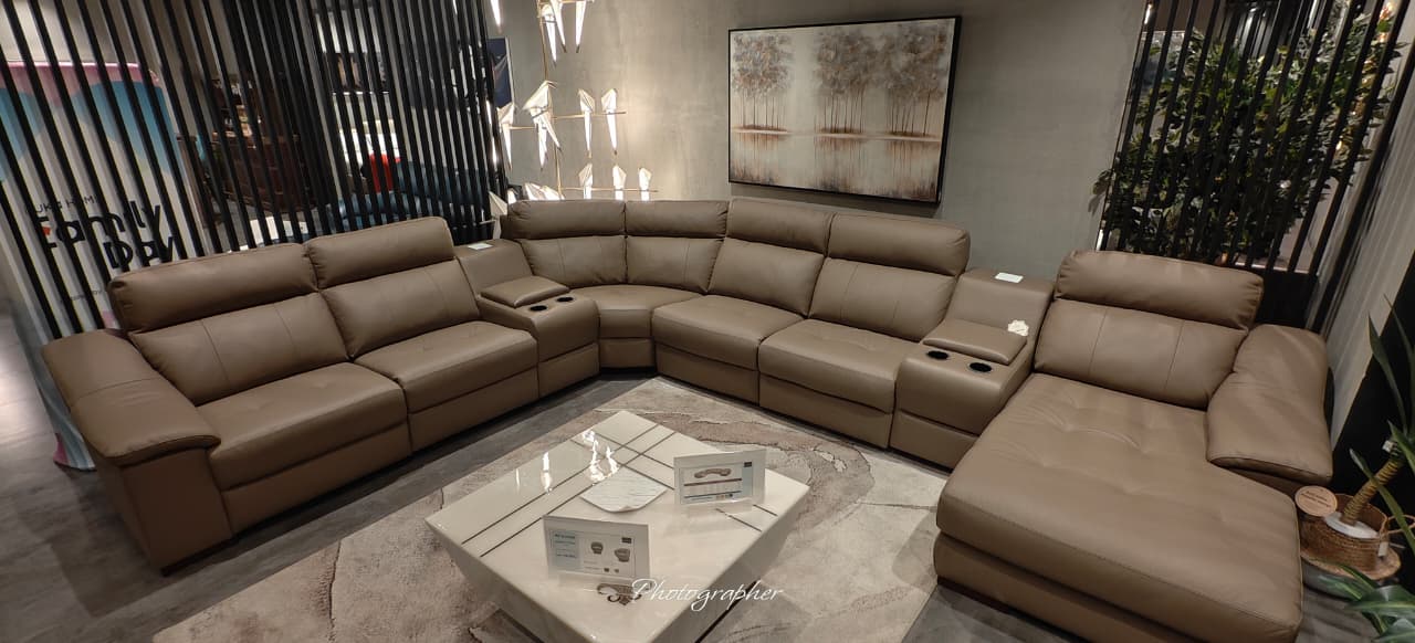 1735 - 5 SEATER+CONSOLE+CHAISE - MDP