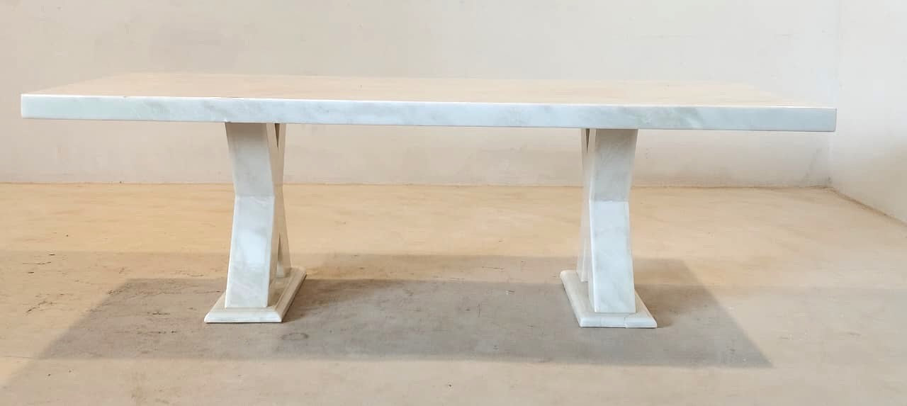 1022(4) - DINING TABLE - BLR WH