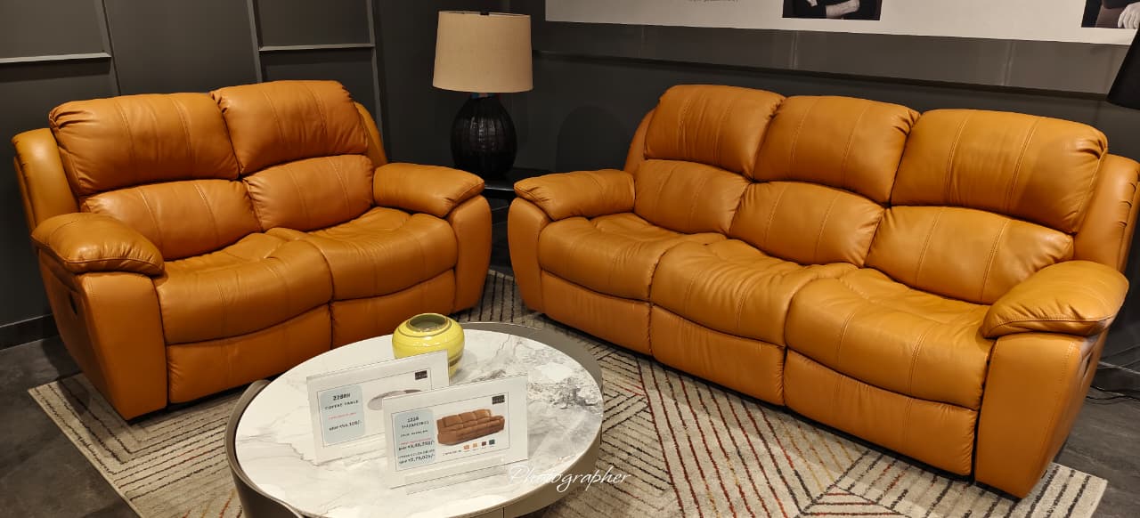 1238 - 3+2 SEATER RECLINER(MANUAL) - MDP