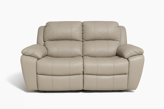 1238 - 2 SEATER RECLINER(MANUAL) - BLR WH