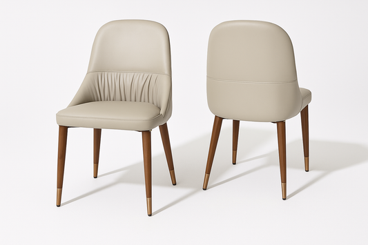 1903B - DINING CHAIR - BLR WH