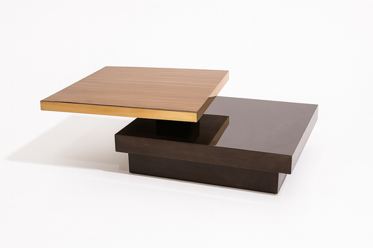 345A - COFFEE TABLE - BLR WH