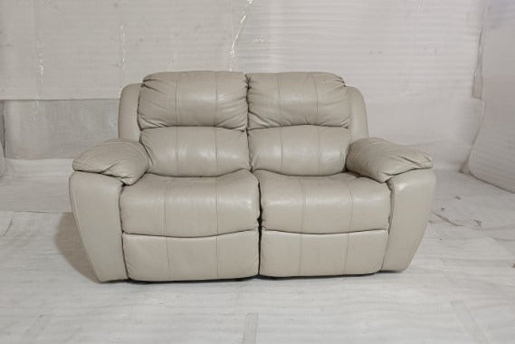 1238 - 2 SEATER RECLINER(MANUAL) - BLR WH