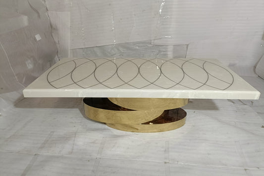ZENDY CARLO - DINNING TABLE - BLR WH