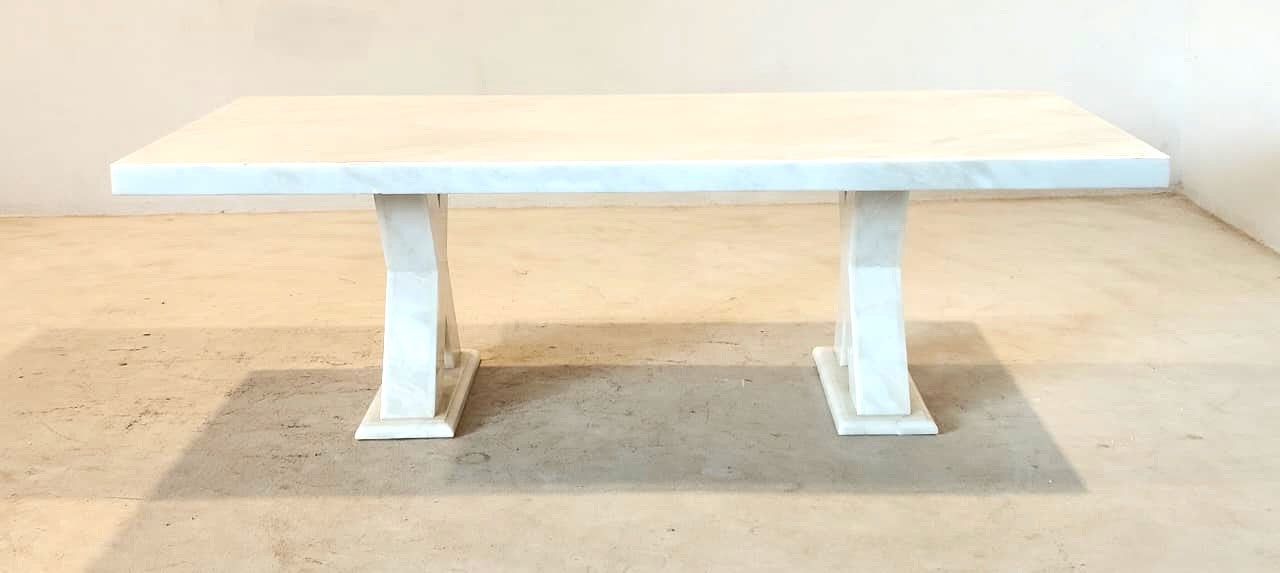 1022(4) - DINING TABLE - BLR WH