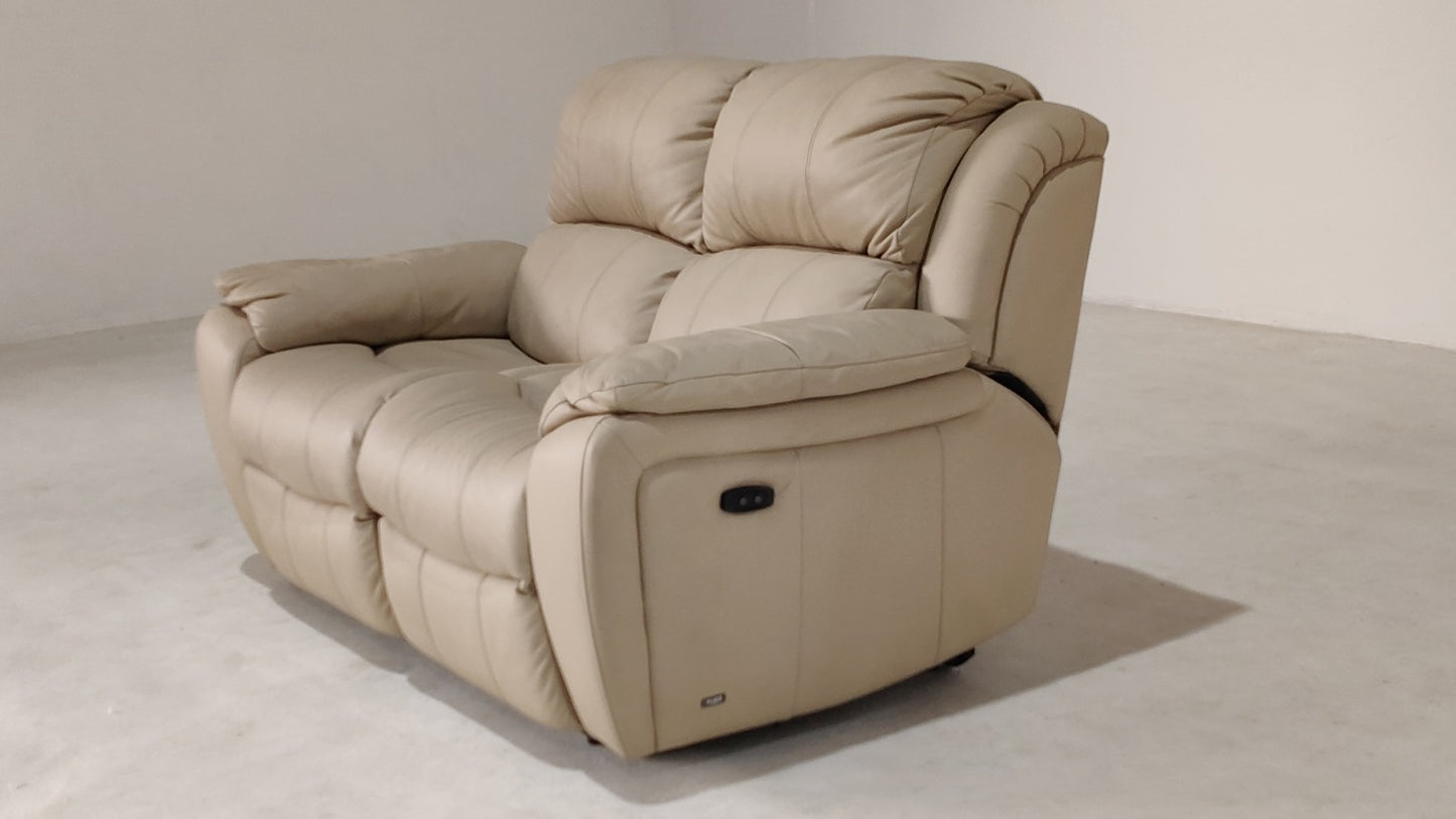 1238 - 2 SEATER RECLINER(ELECTRIC) - BLR WH