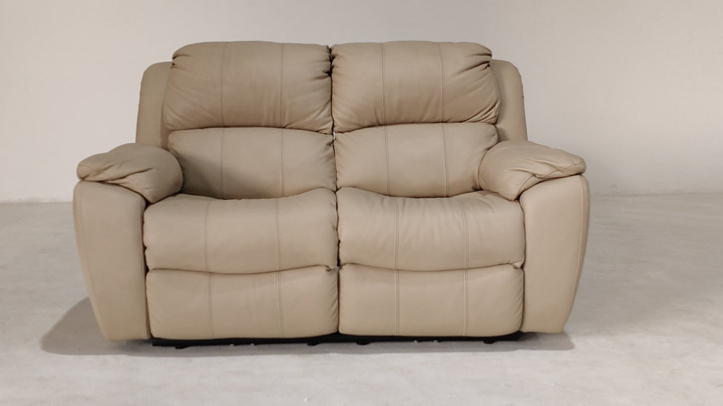 1238 - 2 SEATER RECLINER(ELECTRIC) - BLR WH