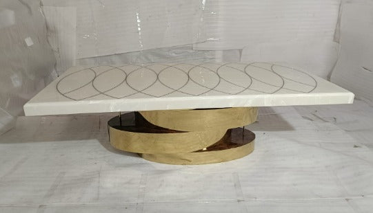 ZENDY CARLO - DINING TABLE - BLR WH