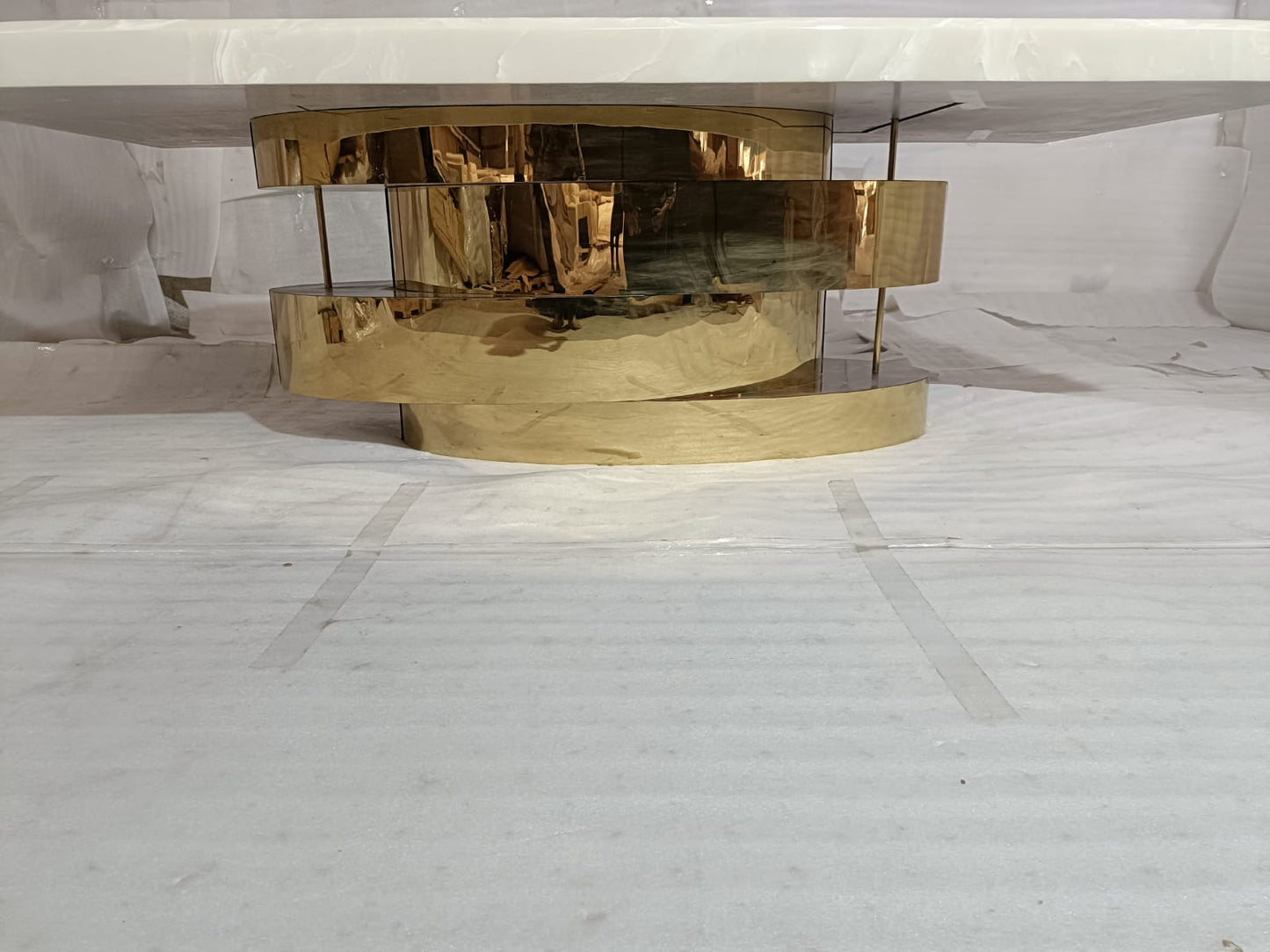 ZENDY CARLO - DINING TABLE - BLR WH