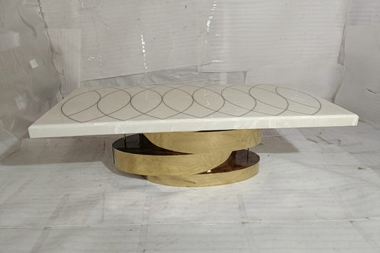 ZENDY CARLO - DINING TABLE - BLR WH