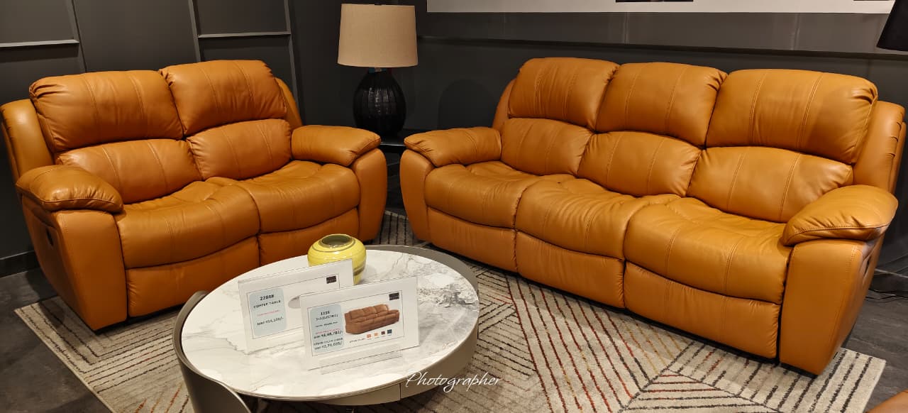 1238 - 3+2 SEATER RECLINER(MANUAL) - MDP